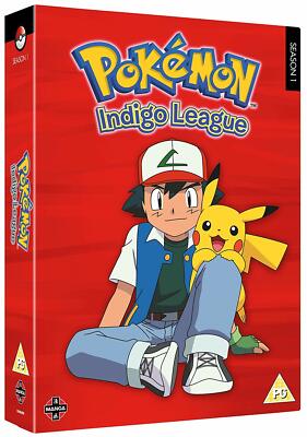 POKEMON INDIGO LEAGUE COMPLETE SERIES 1 DVD 1st First Season One