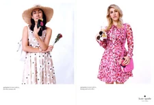  2016 Kate Spade Iris Apfel Anh Duong Jourdan Dunn Moscowitz 4-page MAGAZINE AD
