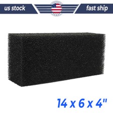 New Single Anti-slosh Pump Gas Fuel Cell Foam Block Insert 14 X 4 X 6 Inch