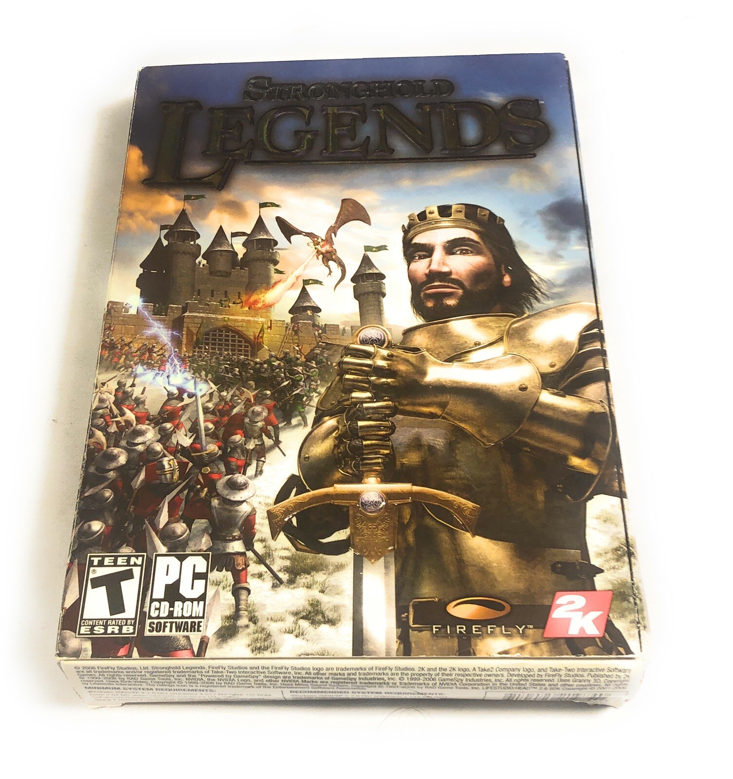 12oz/small Game Box stronghold legends video Game for pc - cdrom (710425219740)