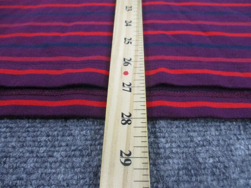 LL Bean Chaqueta Adulto S Púrpura Rayas Pullover Suéter Aire Libre Informal Mujeres NUEVO Foto 4 de 4