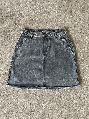 New Look Grey Denim A Line Skirt Generation Age 15 Years