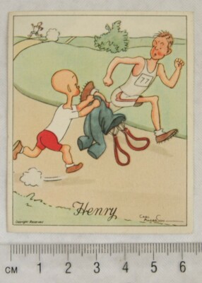 1935 Kensitas Karte Henry von Carl Anderson - Jagdsportler mit Hose