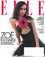 Elle Magazine Zoe Kravitz Spring Fashion Millennial Pink 24 Hour Workday 2022