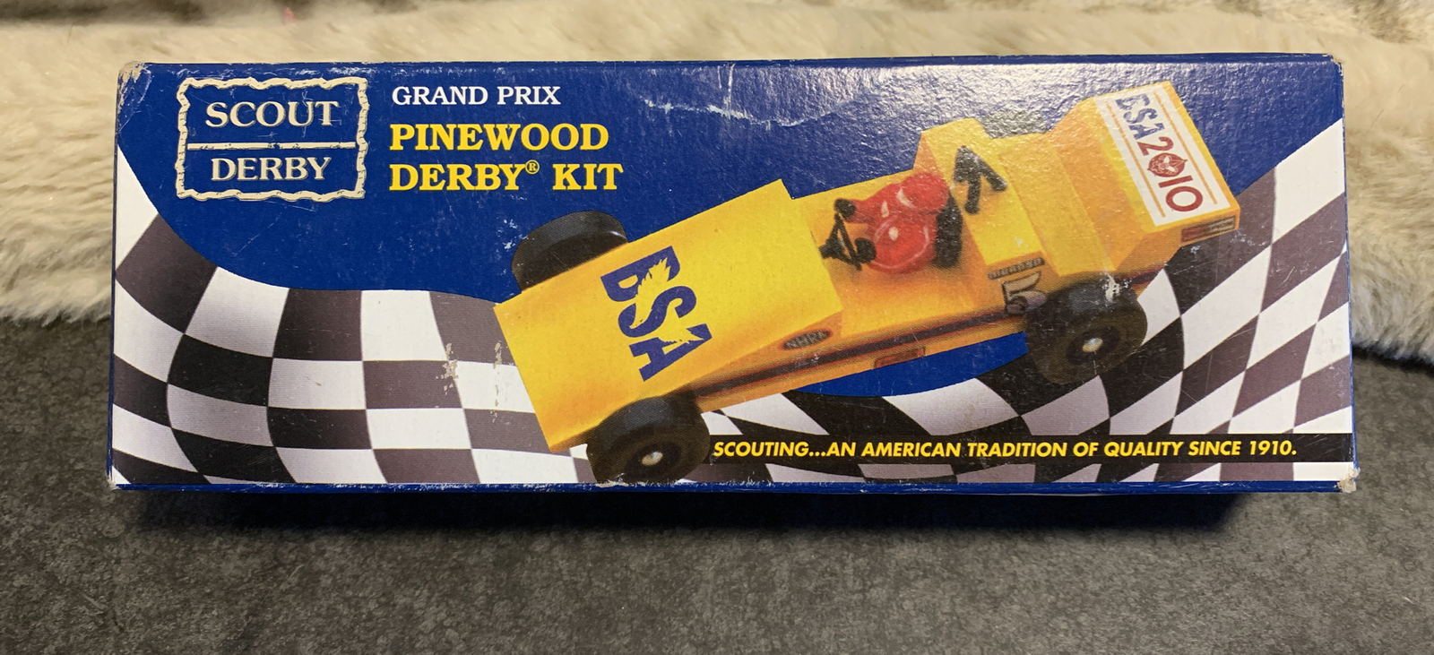 Cub Scout Boy Scout Derby Grand Prix Pinewood Derby Kit Vintage 1996