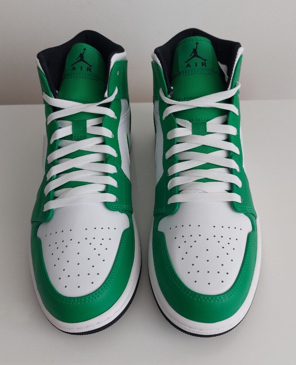 [美品]Air Jordan 1 Mid lucky green Jordan 1 Mid Lucky Green Men's - DQ8426-301 - US