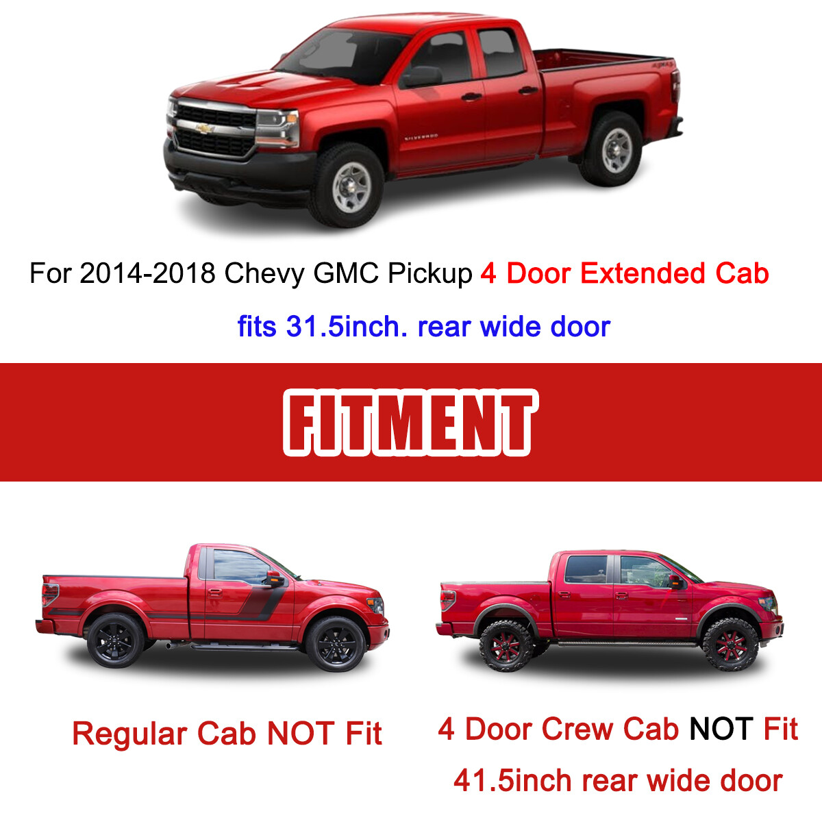 2014-2018 Chevy Silverado/Sierra Crew Cab Cab Corner RH | Classic 2 Current Fabrication