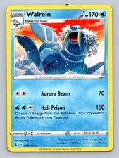 2021 Pokemon Card Chilling Reign Walrein 39/198