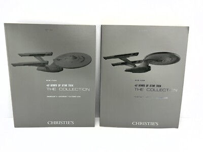 STAR TREK 40 Years CHRISTIE'S  Catalog  Auction 2006 Part 1 & 2 Props Costumes