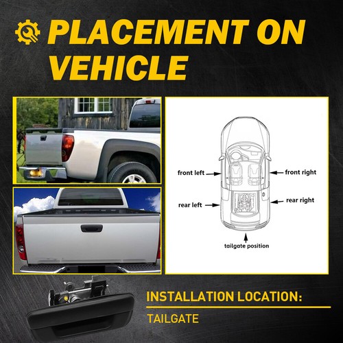 For 2004-2012 Chevy Colorado GMC Canyon Rear Tailgate Door Latch Handle Lever H - Picture 7 of 9