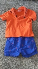 Wonderkids Shorts Ensemble For Boys. Size 12 Months.