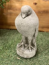 STONE GARDEN BIRD DOVE PIGEON ANIMAL STATUE ORNAMENT