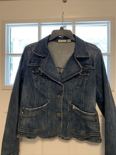 DKNY Womens jean jacket Large | eBay
