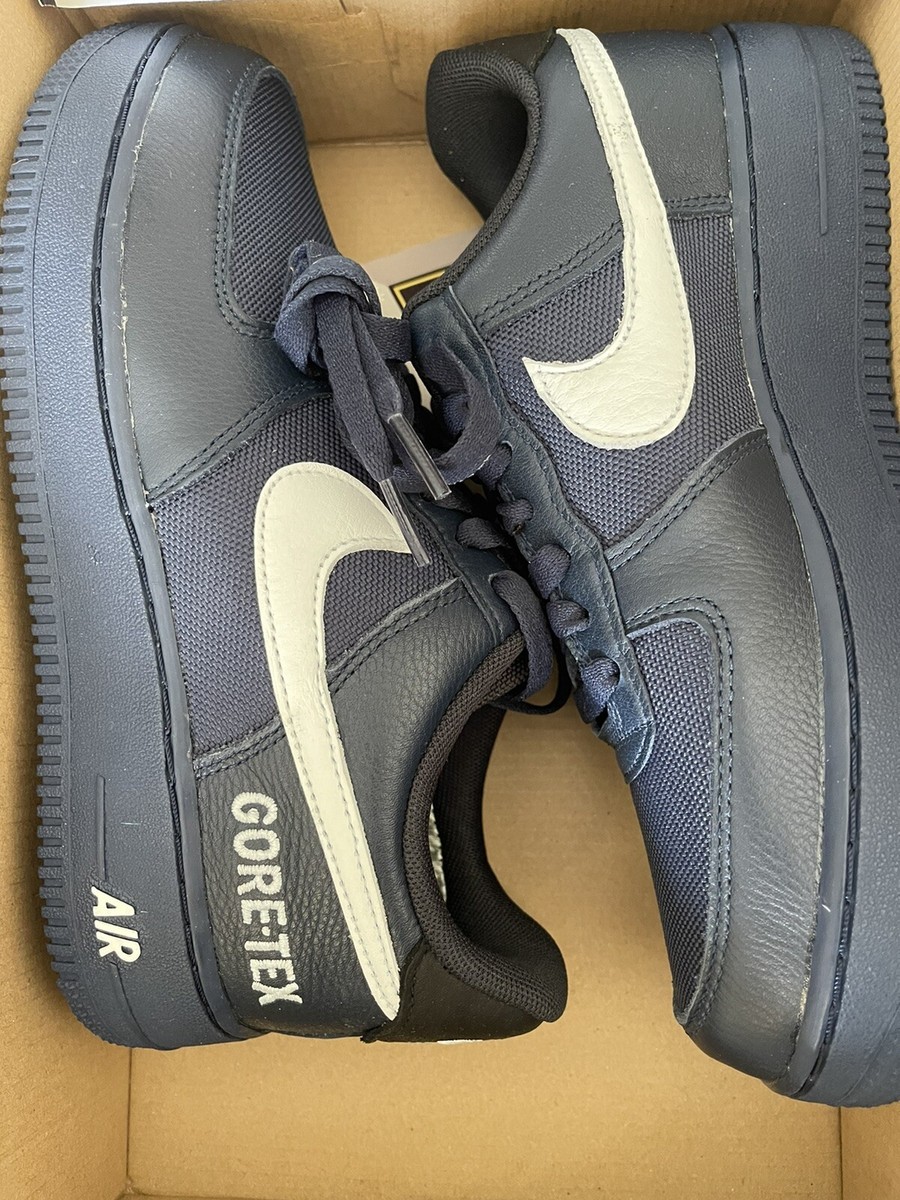 NIKE Air Force 1 GTX GORE-TEX 27cm ブラック NIKE AIR FORCE 1 GTX GORE-TEX OBSIDIAN-WHITE-BLACK MEN SZ 6