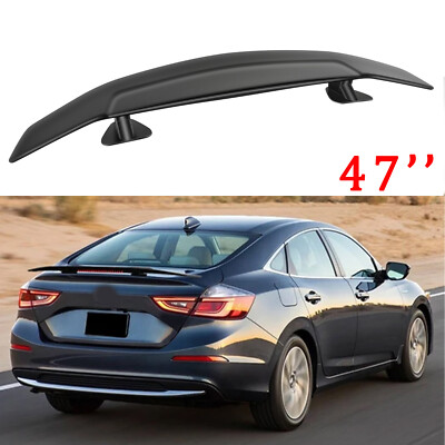 47'' Matte Fiber Car Rear Trunk Spoiler Wing Racing Spliter For Honda Insight