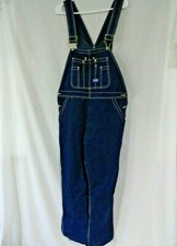 Big Smith Dark Denim Overalls Carpenter Size 36x30