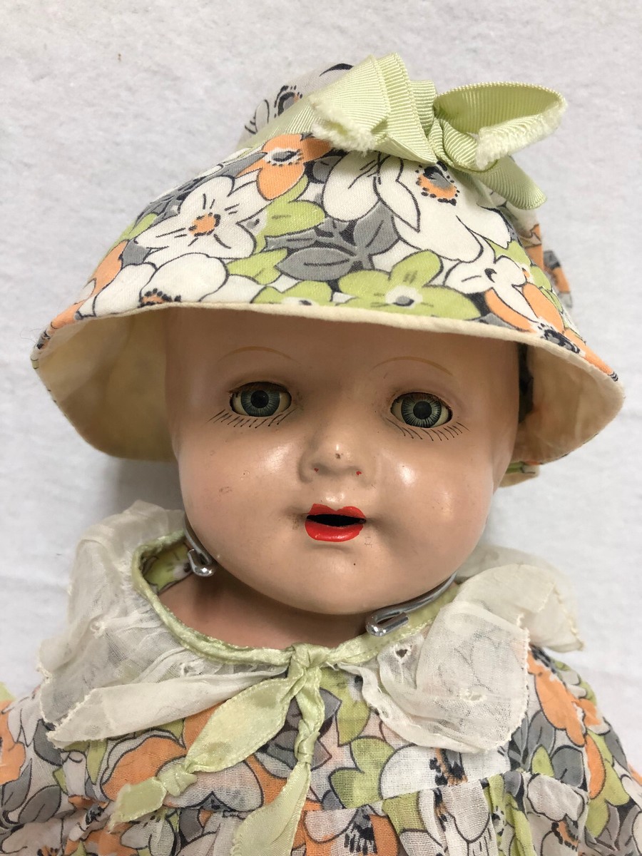 Vintage Doll Soft Body Molded Hair Eyes Open/Shut Cry Box