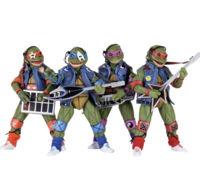 Convention SDCC Rock Band TMNT Teenage Mutant Ninja Turtles NECA