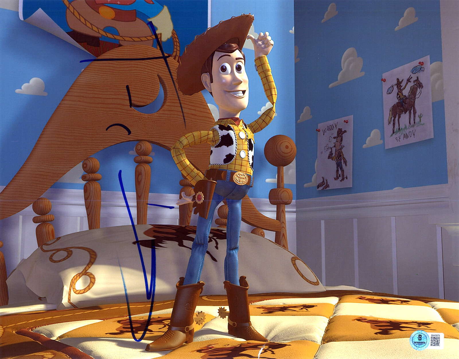 Tom Hanks Autographed Signed TOY STORY 11X14 PHOTO BAS BECKETT COA 