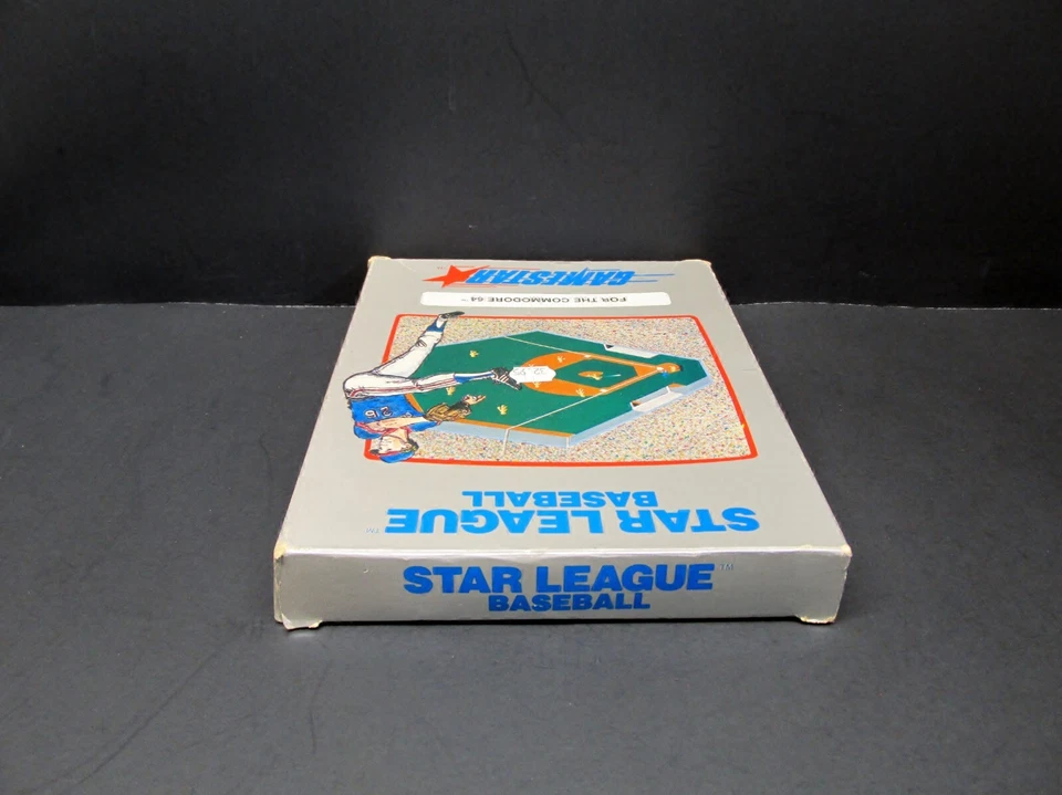 Star League Baseball, Commodore 64, Cassette, Game Star, 1983, CIB, Never Used - Image 4 of 4
