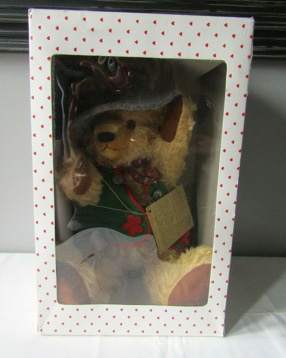 HERMANN Kuschelテディベアー Hermann German Mohair Oktoberfest Limited Edition Bear 1995 #2397