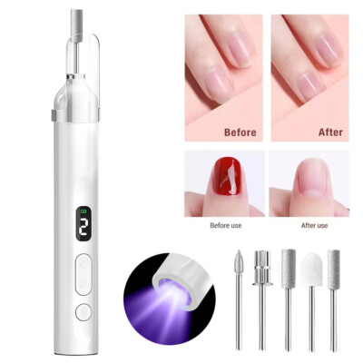 Electric Toe Nail Grinder Drill For Thick Toenails Set Manicure Pedicure Tools