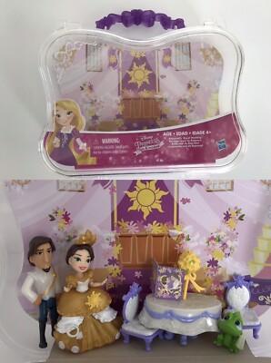 Disney Princess Little Kingdom Rapunzel's Royal Wedding Dolls Set  Carrying Case