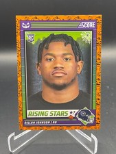 Dillon Johnson 2024 Rookie RC orange  Halloween Score A Treat #16