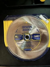 IRWIN Marathon 7-1/4-in 140-Tooth Continuous Carbon Circular Saw Blade