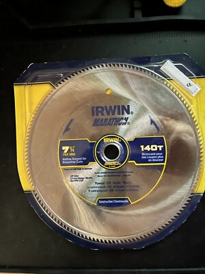 IRWIN Marathon 7-1/4-in 140-Tooth Continuous Carbon Circular Saw Blade