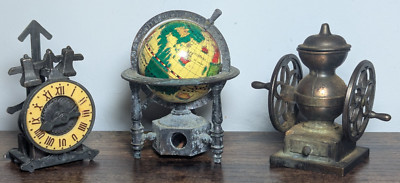 3 Vintage Pencil Sharpeners/2 Made in Hong Kong/1  No Branding/Sold for Parts