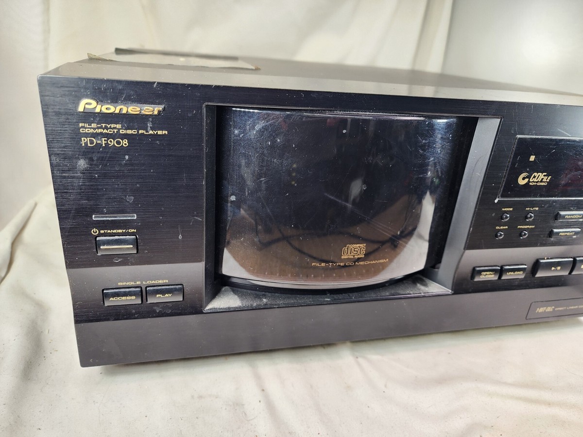 Pioneer PD-F908 101 CD Carousel Changer - File Type - CD - Music