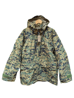 Original USMC Marines Digital Gore-Tex APECS Marpat Woodland Parka große Reg #517