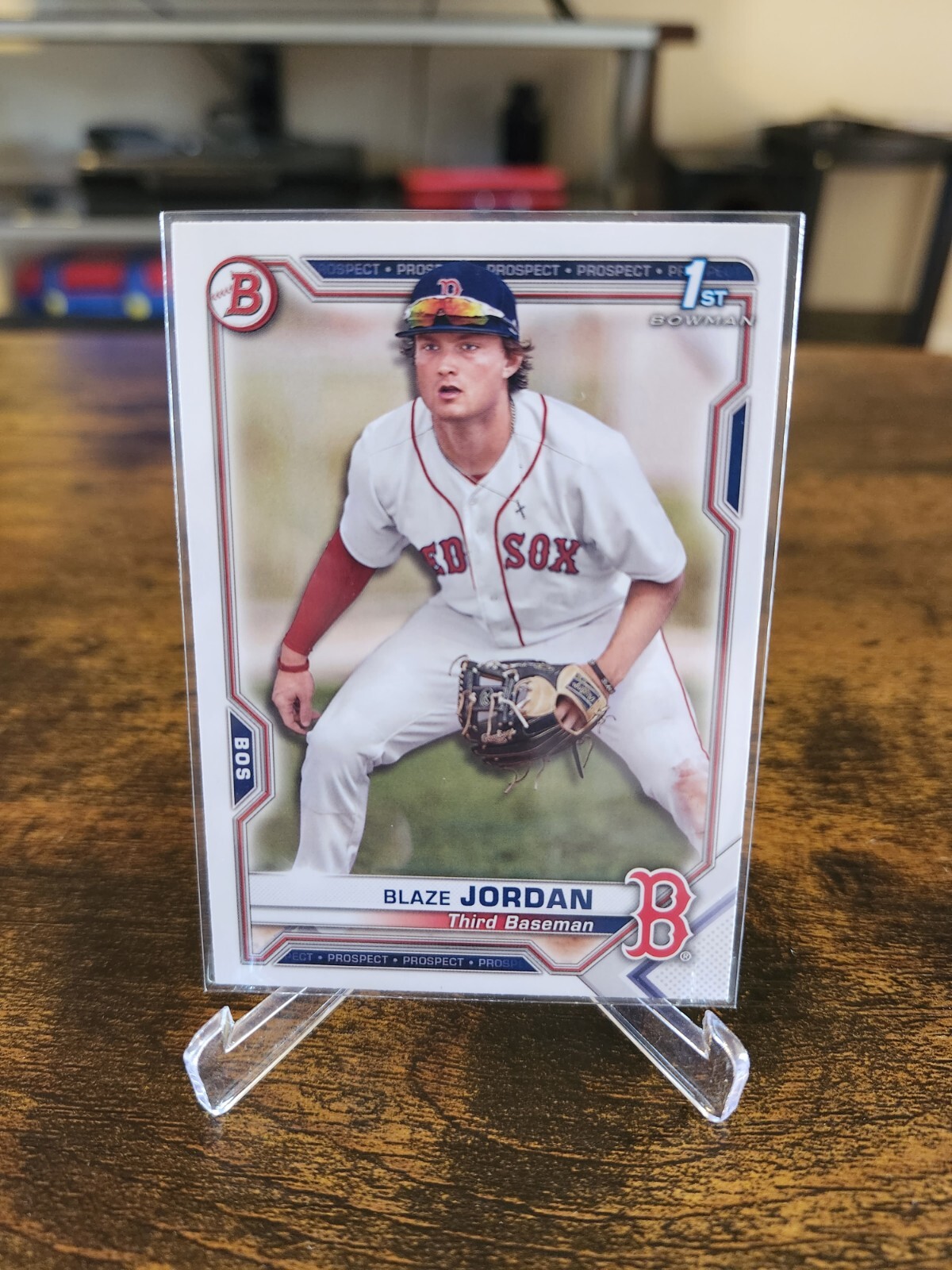 2021 Bowman 1st Edition Blaze Jordan 1st Bowman Baseball Card