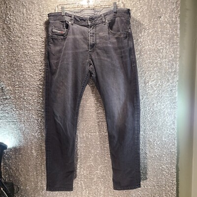 Jeans Diesel Thommer Stretch Taille 36 Bleu - Coupe Skinny, Occasion Bon état Avec Signes D'usure
