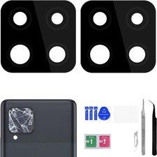 2 Pack for Samsung Galaxy A42 5G Rear Camera Lens Replacement Adhesive Back