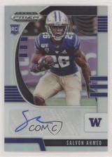 2020 Panini Prizm Draft Picks Rookies Silver Salvon Ahmed #151 Auto fm0