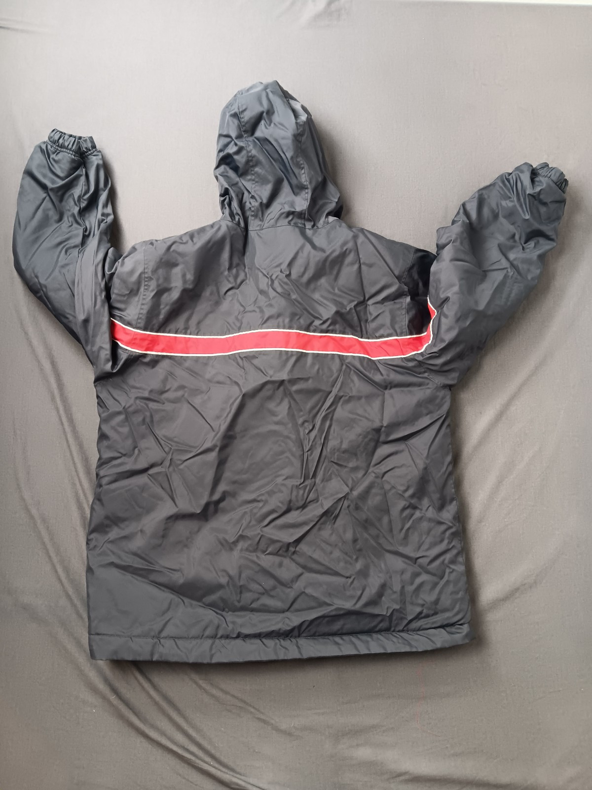 SACAI X NIKE Y2k Nike Uomo Taglia XXL Giacca Reversibile con Cappuccio Pesante Pile Spell Out