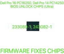 Dell Pro 16 PC16250, Pro 14 PC14250, NO PASSWORD BIOS CHIP 233089-1, 243082-1