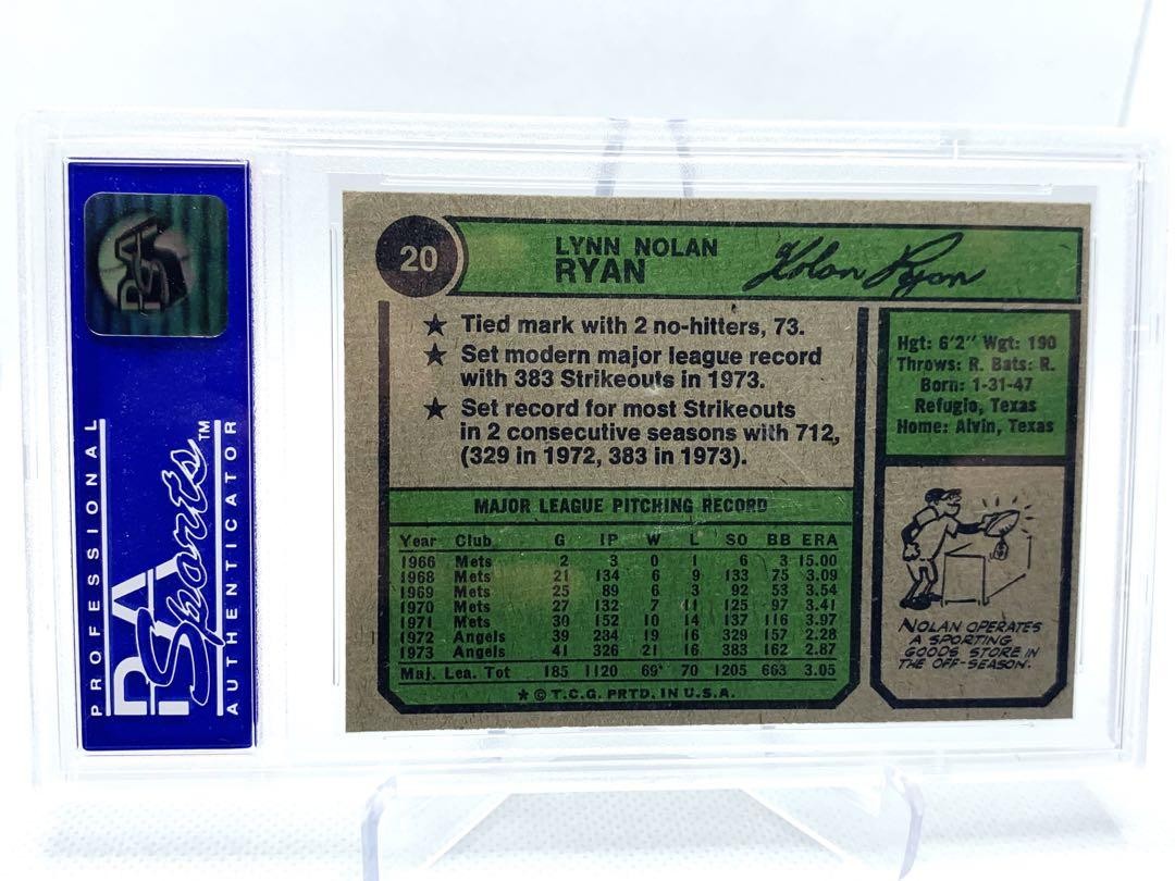1974 Topps NOLAN RYAN PSA 8 VINTAGE MLB #9c389f | eBay