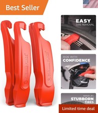 Bike Tire Levers Set, Easy-to-Use Bicycle Tire Levers Tool Set for Removal, C...