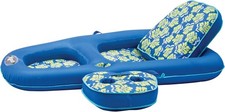Ultimate 2-in-1 Pool Float Lounge Extra Large Inflatable Pool Floats