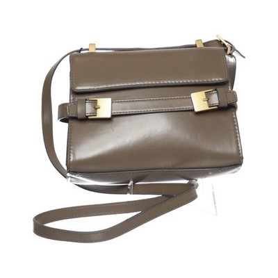 H&M, Umhängetasche, Damen, Polyester, Grün, Einfarbig, 20, 7, 15 cm #mAV