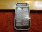 The Ten Commandments 1 Oz .999 Silver Bar - No Reserve - Free S&H USA