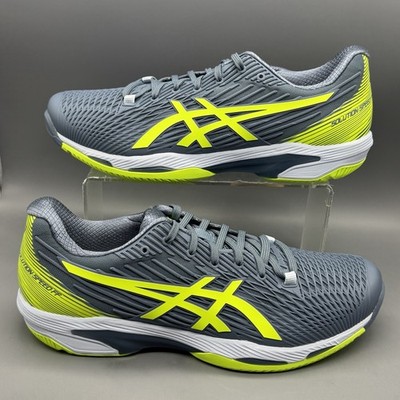 Asics Solution Speed FF 2 Men 11 Steel Blue Tennis Pickleball Shoes TRIED ON