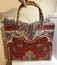 Designer Handtasche Teppich Tasche Made in Italy Nieuw