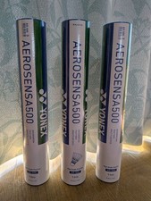 YONEX AEROSENSA500 Badminton Shuttlecocks, 3 s