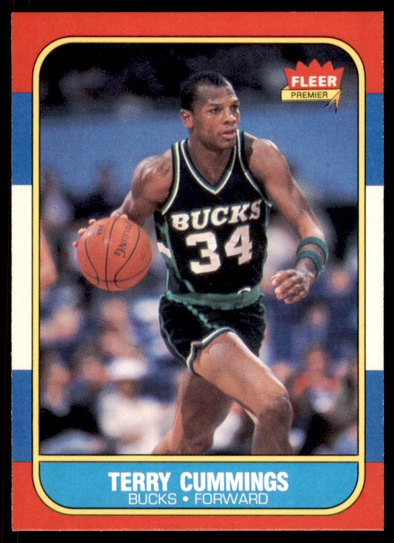 1986-87 Fleer Set Break Terry Cummings Rookie #20 NM-MT or BETTER