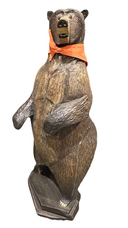 Disney Artist Jeremy Spears Whittle Wood Shop Bear