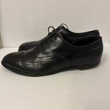 Johnston Murphy Aristocraft Wingtip Oxford Shoes Men 11.5D Brogue Leather USA
